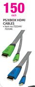 Gioteck PS/XBOX HDMI Cable-Each