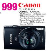 Canon IXUS170 Black Compact Camera