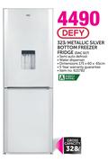 Defy 323Ltr Metallic Silver Bottom Freezer Fridge DAC517