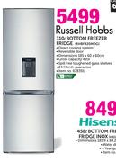 Russell Hobbs 310Ltr Bottom Freezer Fridge RHBF420MDG