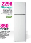 Hisense 168Ltr White Top Freezer Fridge