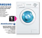 Kelvinator 6kg White Front Load Washing Machine KL60FLW
