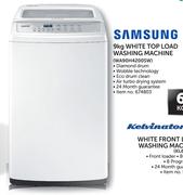 Samsung 9kg White Top Load Washing Machine WA90H4200SW