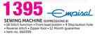 Empisal Sewing Machine EXPRESSIONS 8