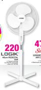 Logik 40cm Pedestal Fan