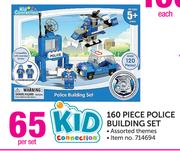 Kid Connection 160-Piece Police Building Set-Per Set