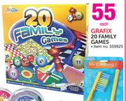 Grafix 20 Family Games-Each