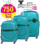 Tosca 55cm ABS Trolley Case-Each