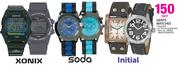 Xonix/Soda/Initial Gents Watch-Each