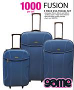 Fusion 3-Piece Eva Travel Set-Per Set