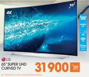 LG 65" UHD 4K Super Curved TV
