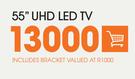 LG 55" UHD LED TV