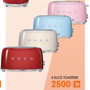 Smeg 4 Slice Toasters-Each