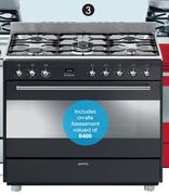 Smeg 90cm Gas Electric Cooker-Each