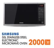 Samsung 55ltr Stainless Steel Electronic Microwave Oven
