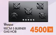 Whirlpool 90cm 5 Burner Gas Hob