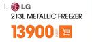 LG 213ltr Metallic Freezer