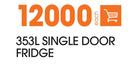Smeg 353ltr Single Door Fridge