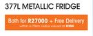 LG 377ltr Metallic Fridge