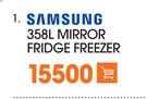 Samsung 358ltr Mirror Fridge Freezer