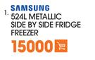 Samsung 524ltr Metallic Side By Side Fridge Freezer 