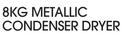 Defy 8Kg Metallic Condenser Dryer-Each