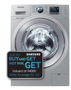 Samsung 9Kg Silver Front Load Washing Machine-Each