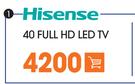 Hisense 40" Full HD LED TV