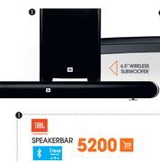 JBL 6.5" Wireless Subwoofer Speakerbar