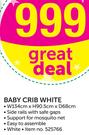Baby Crib White