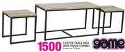 Coffee Table And Side Table Combo