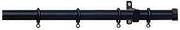 25mm Aluminium Curtain Rods Black 1m Rod