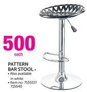 Pattern Bar Stool-Each