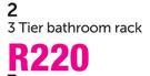 3 Tier Bathroom Rack