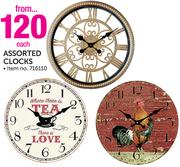 Assorted Clocks-Each