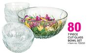 7-Piece Cut Glass Bowl Set