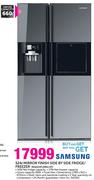 Samsung 524Ltr Mirror Finish Side by Side Fridge/Freezer RS21HFLMR1/XF