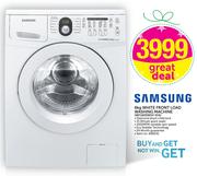 Samsung 6kg White Front Load Washing Machine WF1600W5V XFA