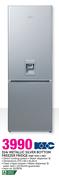 KIC 314Ltr Metallic Silver Bottom Freezer Fridge KBF 634 1 ME