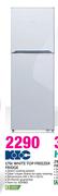 KIC 170Ltr White Top Freezer Fridge