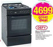 Defy 60Cm 4 Burner Gas Stove DGS170