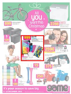 Game : All You Want This Christmas (2 Dec - 12 Dec 2015), page 1