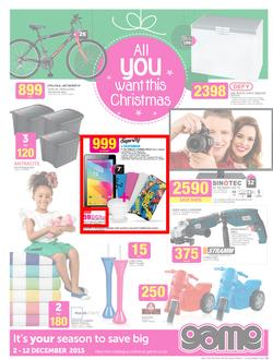 Game : All You Want This Christmas (2 Dec - 12 Dec 2015), page 1