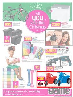 Game : All You Want This Christmas (2 Dec - 12 Dec 2015), page 1