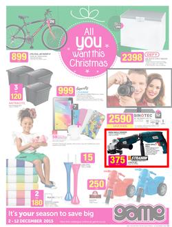 Game : All You Want This Christmas (2 Dec - 12 Dec 2015), page 1