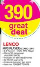 Lenco MP3 Player(Xemio-244)