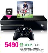 Xbox One 500GB Console+ Fifa 16