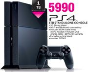 PS4 1TB Stand Alone Console