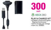 Xbox 360 Play & Charge Kit-Each