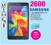 Samsung 7" 3G Tab4 Bundle T231